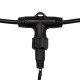 Фотография Гирлянда LED ClipLight 24V, 3 нити по 20 м, свечение с динамикой, цвет диодов Желтый, артикул 323-301