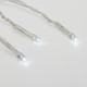 Фотография Гирлянда Бахрома (Айсикл), 1,8х0,5м, 48 LED БЕЛЫЕ, прозрачный ПВХ, IP20, свечение с динамикой, 230В, не соединяется, артикул 255-015