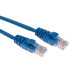 Фотография Патч-корд U/UTP, CAT 6, RJ45-RJ45, 26AWG, LSZH, синий, 1,5м REXANT, артикул 02-0294-105