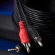 Фотография Шнур Стерео 3,5мм - 2 RCA, 10м REXANT, артикул 17-4207