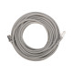 Фотография Патч-корд S/FTP, CAT 6A (10G), RJ45-RJ45, 28AWG, LSZH, серый, 10м REXANT, артикул 02-0390-10