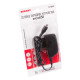 Фотография Сетевое зарядное устройство microUSB 220 В (СЗУ) (5 V, max: 2500 mA) шнур 1.2 м черное REXANT, артикул 16-0260