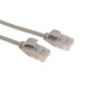 Фотография Патч-корд U/UTP, CAT 6A (10G), RJ45-RJ45, 28AWG, LSZH, серый, 2м REXANT, артикул 02-0380-2