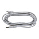 Фотография Кабель шт. USB-A – гн. USB-A, 2,4А, 1,8м, ПВХ, серый REXANT, артикул 18-1114