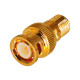 Фотография Переход гнездо F - штекер BNC GOLD REXANT, артикул 05-3201-1