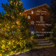 Фотография Гирлянда светодиодная Нить 10м 100 LED МУЛЬТИКОЛОР белый ПВХ IP65 постоянное свечение 230В соединяется NEON-NIGHT нужен шнур 303-500-1, артикул 305-169