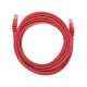 Фотография Патч-корд U/UTP, CAT 5e, RJ45-RJ45, 26AWG, LSZH, красный, 5м REXANT, артикул 02-0103-5