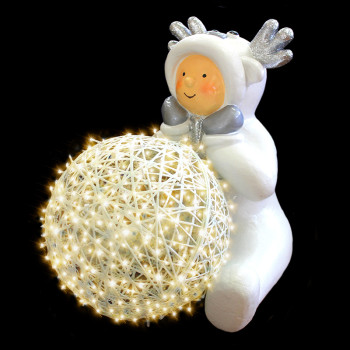 Фотография Декоративная объемная фигура Олененок Snowy-5 86 см (цвет на выбор), артикул 501-725