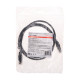 Фотография Патч-корд U/UTP, CAT 6, RJ45-RJ45, 26AWG, LSZH, черный, 1м REXANT, артикул 02-0292-1