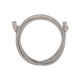 Фотография Патч-корд U/UTP, CAT 6A (10G), RJ45-RJ45, 28AWG, LSZH, серый, 2м REXANT, артикул 02-0380-2