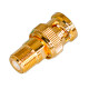 Фотография Переход гнездо F - штекер BNC GOLD REXANT, артикул 05-3201-1