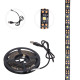 Фотография Лента светодиодная 5В, SMD2835, 4,8Вт/м, 60 LED/м, 6500K, 8мм, 3м, с USB коннектором, черная, IP20 LAMPER, артикул 141-2003
