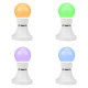 Фотография Лампа шар Е27 9 LED Ø50мм RGB, артикул 405-512
