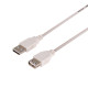 Фотография Кабель шт. USB-A – гн. USB-A, 2,4А, 1,8м, ПВХ, серый REXANT, артикул 18-1114