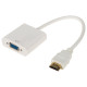 Фотография Переходник штекер HDMI - гнездо VGA, провод + шнур стерео 3,5мм с питанием REXANT, артикул 17-6934