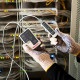 Фотография Тестер кабеля RJ-45+RJ-11 468 REXANT, артикул 12-1006