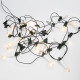 Фотография Гирлянда Свечи 10м, темно-зеленый ПВХ, 50 LED ТЕПЛЫЙ БЕЛЫЙ, артикул 303-085