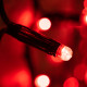 Фотография Гирлянда светодиодная Занавес 2х1,5м 360 LED КРАСНЫЙ черный КАУЧУК IP67 постоянное свечение 230В соединяется NEON-NIGHT шнур в комплекте, артикул 237-122