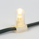 Фотография Гирлянда LED Clip Light 12V шаг 150 мм, цвет диодов ТЕПЛЫЙ БЕЛЫЙ, Flashing (Белый), артикул 325-146
