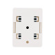 Фотография Розетка компьютерная внешняя, 1-порт RJ-45 (8P8C), UTP CAT 6 REXANT, артикул 03-0132