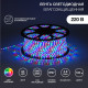 Фотография Лента светодиодная 220В, SMD2835, 60 LED/м, RGB, 10х7мм, 100м, с кабелем питания, IP67 NEON-NIGHT, артикул 142-609