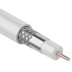 Фотография Кабель коаксиальный RG-6U, 75Ом, CCS/Al/Al, 32%, 100м, INDOOR, белый PROconnect Light, артикул 01-2251