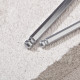 Фотография Набор ключей имбусовых Tamper-Torx KRANZ 9 шт., ТТ10-ТТ50, закаленные, удлиненные, никель, артикул KR-12-5221