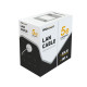 Фотография Кабель витая пара U/UTP, CAT 5e, PVC, 4PR, 24AWG, INDOOR, SOLID, серый, 305м PROconnect, артикул 01-0052