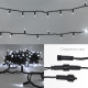 Фотография Гирлянда светодиодная Нить 10м 100 LED БЕЛЫЙ черный ПВХ IP65 постоянное свечение 24В соединяется NEON-NIGHT нужен трансформатор 531-100/531-200, артикул 305-145