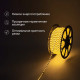 Фотография Лента светодиодная 220В, SMD2835, 4,8Вт/м, 60 LED/м, Теплый белый, 10х7мм, с кабелем питания,IP67 NEON-NIGHT, артикул 142-606