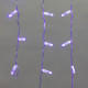 Фотография Гирлянда светодиодная Бахрома (Айсикл), 4,8х0,6м, 176 LED СИНИЙ, прозрачный ПВХ, IP65, постоянное свечение, 230В NEON-NIGHT (шнур питания в комплекте), артикул 255-143