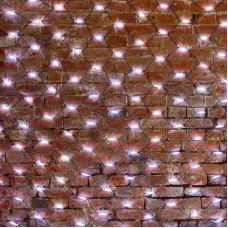 Гирлянда Сеть 2x4м, черный КАУЧУК, 560 LED Белые (шнур питания в комплекте)