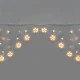 Фотография Гирлянда Арка со звездами 2,5х1,2м, 136LED ТЕПЛЫЙ БЕЛЫЙ, прозрачный ПВХ, IP20, свечение с динамикой, 230В, не соединяется, с контроллером 8 режимов, артикул 255-076
