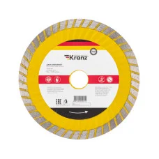 Диск алмазный отрезной Turbo волна 150x22,2x2,2x10мм KRANZ