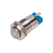 Кнопка антивандальная Ø12 Б/Фикс (2с) OFF-(ON) выпуклая (A12-B2) REXANT