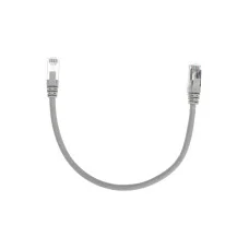 Патч-корд F/UTP, CAT 6, RJ45-RJ45, 26AWG, LSZH, серый, 0,3м REXANT