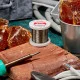 Фотография Припой ПОСу 95-5, 100г, Ø1мм, (олово 95%, сурьма 5%), бессвинцовый, ГОСТ 21931-76, катушка REXANT, артикул 09-3511