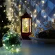 Фотография Декоративный LED-фонарь с эффектом снегопада и подсветкой Дед Мороз, теплое белое свечение NEON-NIGHT, артикул 501-062