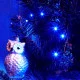 Фотография Гирлянда Твинкл Лайт 15 м, темно-зеленый ПВХ, 120 LED, цвет синий, артикул 303-053
