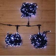 Гирлянда LED ClipLight 24V, 3 нити по 20 м, свечение с динамикой, цвет диодов Белый