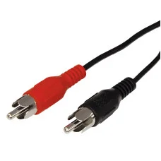 Шнур 2 RCA - 2 RCA, 3м, черный REXANT