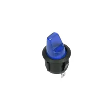 Выключатель клавишный круглый 250V 6А (3с) ON-OFF синий REXANT (перепак. из 12в)