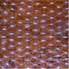 Гирлянда Сеть 2x3м, белый КАУЧУК, 432 LED Белые (шнур питания в комплекте)