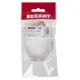 Фотография Аудиокабель AUX 3,5мм, 1м, белый, гелевый REXANT, артикул 18-4083
