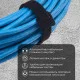 Фотография Хомут–липучка многоразовый 150х12мм, черный (12 шт/уп) REXANT, артикул 07-7156