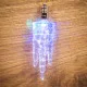 Фотография Фигурка подвесная Сосулька RGB 10x3 см, артикул 501-093