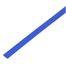 Трубка термоусаживаемая ТУТ 8,0/4,0мм, синяя, упаковка 50 шт. по 1м, PROconnect