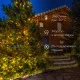 Фотография Гирлянда светодиодная Нить 10м 100 LED МУЛЬТИКОЛОР белый ПВХ IP65 постоянное свечение 230В соединяется NEON-NIGHT нужен шнур 303-500-1, артикул 305-169