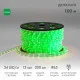 Фотография Дюралайт LED, постоянное свечение (2W) - зеленый Эконом 24 LED/м, бухта 100м, артикул 121-124-4