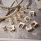 Фотография Крепеж-клипса для монтажного пистолета Ø 25 мм, белая (50 шт/уп) REXANT, артикул 28-0425-3